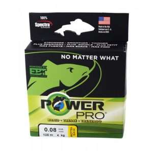 POWERPRO Classic, 135m, 0,06mm, 3kg - 6,61lbs, yellow, Braided Fishing Line, PPBI13506Y