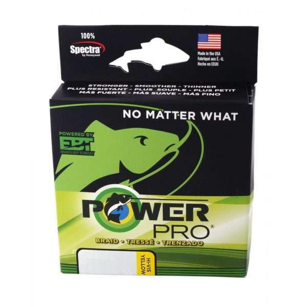 POWERPRO Classic, 135m, 0,19mm, 13kg - 29lbs, yellow, Braided Fishing Line, PPBI13519Y