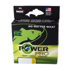 POWERPRO Classic, 275m, 0,1mm, 5kg – 11,02lbs, yellow, Braided Fishing Line, PPBI27510Y