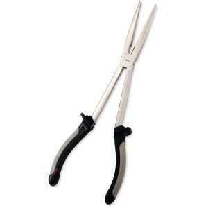 RAPALA Long Reach Pliers, Made of Steel With Nickel Coating, 28cm, black-grey, RAPRCP11