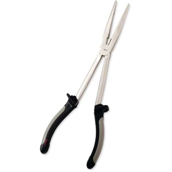 RAPALA Long Reach Pliers, Made of Steel With Nickel Coating, 28cm, black-grey, RAPRCP11