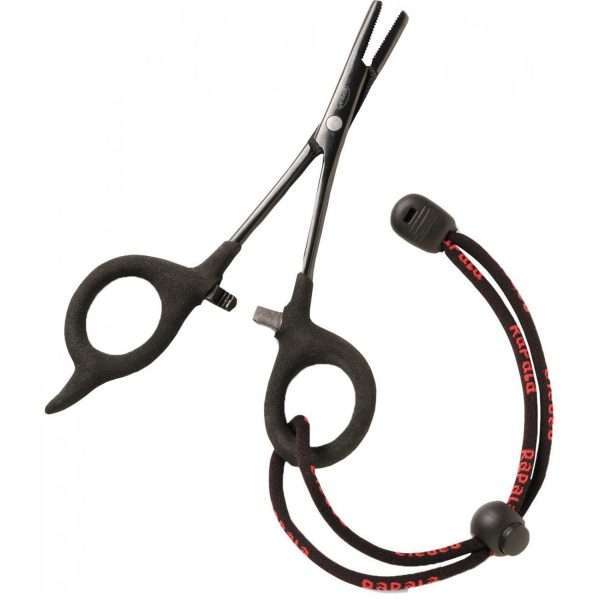 RAPALA Artery clamp with scissors, black 15cm
