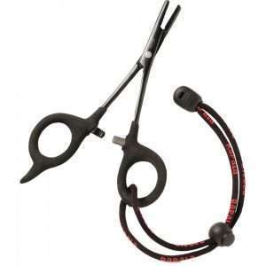 RAPALA Artery clamp with scissors, black 19cm