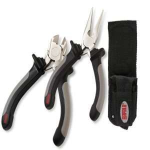 RAPALA Mini Pliers & Cutter Comb, Fishing Tool Set, black-grey, RAPRTCMPMSC